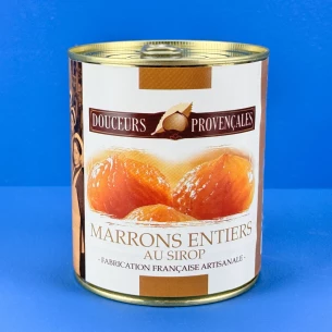 Marrons entiers au sirop