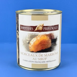 Morceaux de marrons au sirop