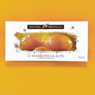 Coffret cartonné 12 marrons